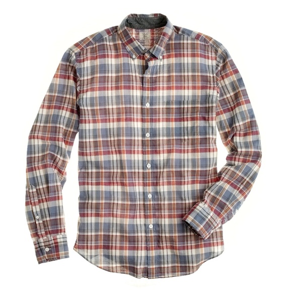 J. Crew Factory Other - J.Crew Indian cotton shirt in Williston plaid
